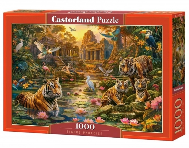 Puzzle 1000 dielikov Tigers Paradise