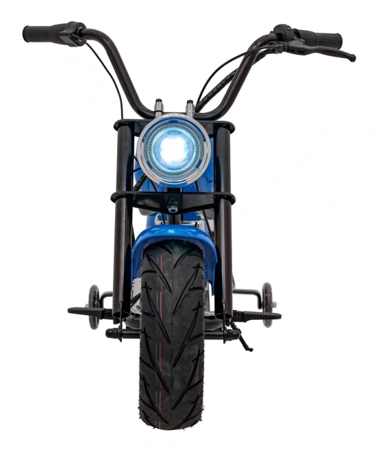 Motocykl Chopper Warrior Modrá