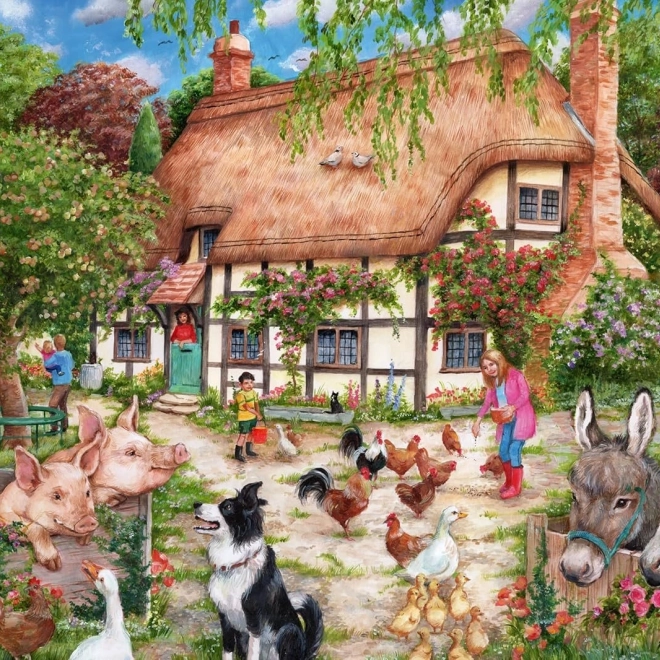 Ravensburger Puzzle Domček na vidieku 1000 dielikov