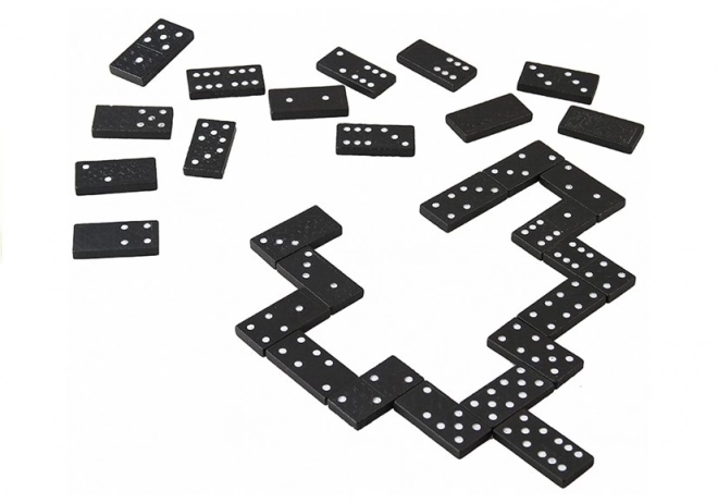 Domino v drevenej škatuľke s 28 kúskami