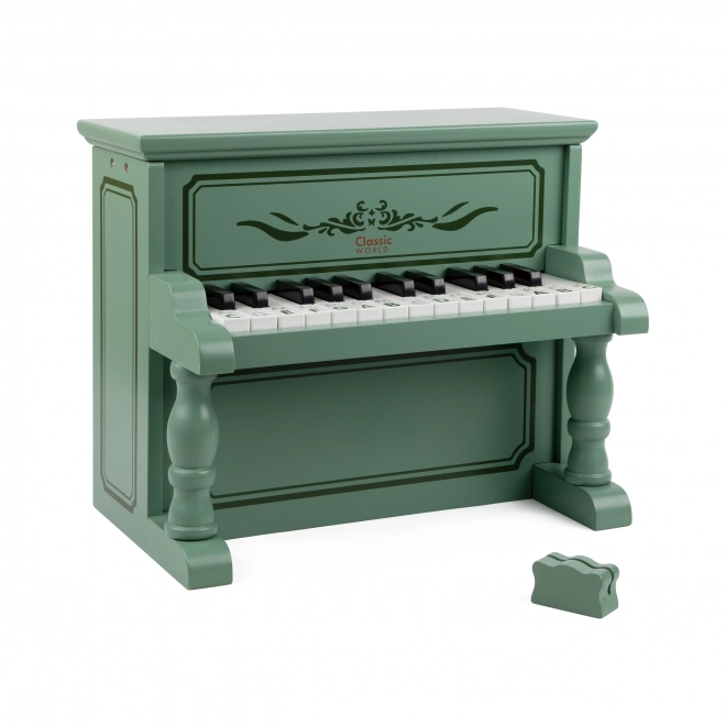 Drevené pianinko Classic World s učebnicou