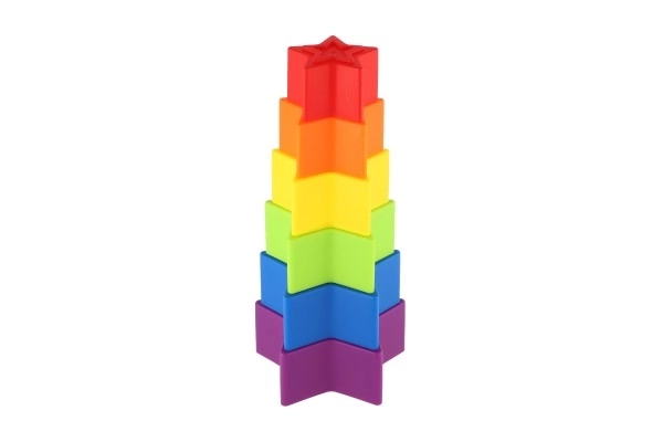 Farebná pyramída stohovacia skladačka
