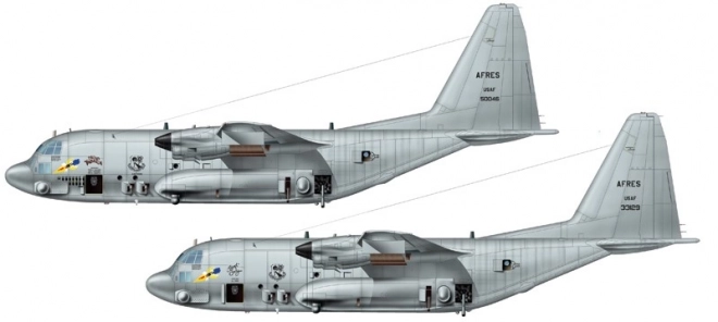 Model lietadla Lockheed Martin AC-130H Spectre