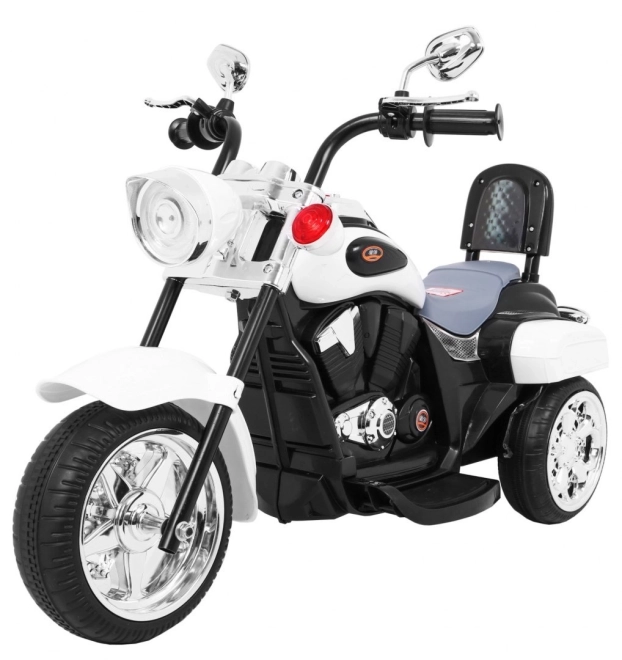 Motorka Chopper NightBike Biela – biely