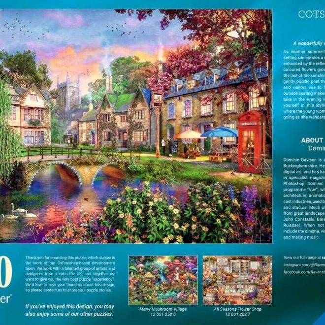 Ravensburger Puzzle Cotswoldská cesta 1000 dielikov