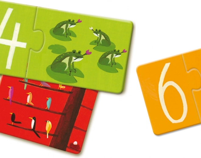 Duo puzzle Čísla DJECO