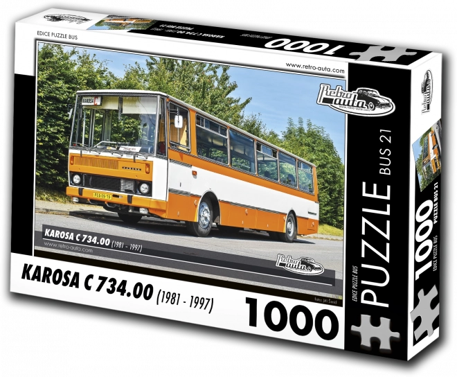 Retro Puzzle Autobus Karosa C 734