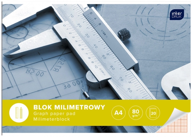 Milimetrový blok A4 - 20 listov