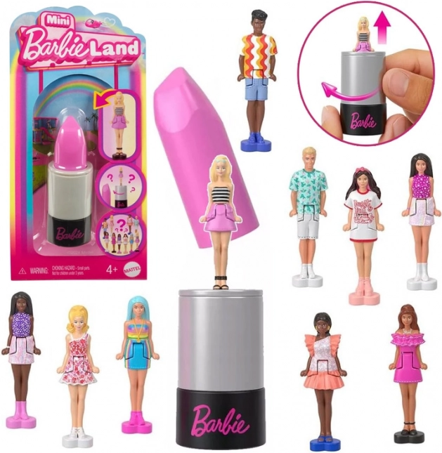 mattel mini barbie land – prekvapenie v rúži barbie alebo ken