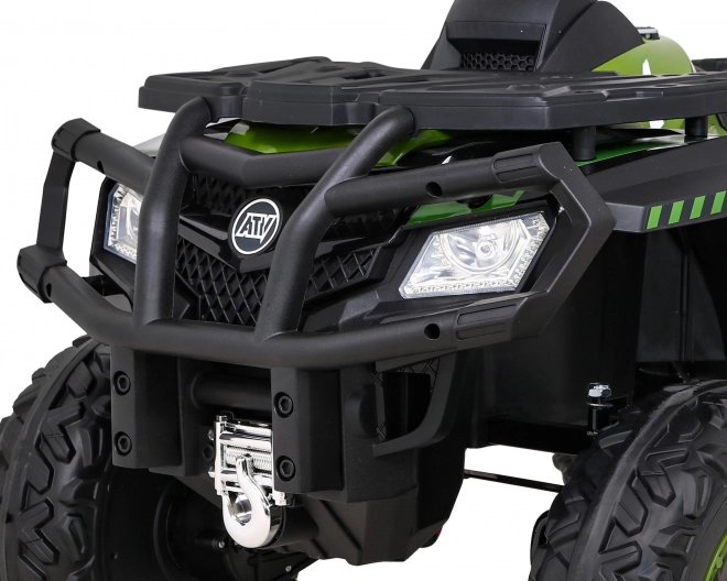 Štvorkolka XT-Speed pre deti Zelená + 4x4 + EVA + Pomalý štart + Rádio MP3 + LED dióda