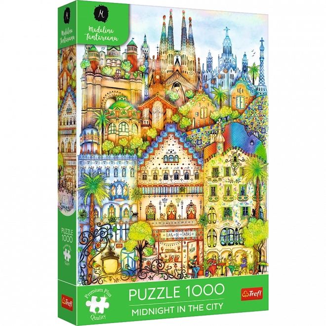 Puzzle premium 1000 dielikov – polnoc v Barcelone