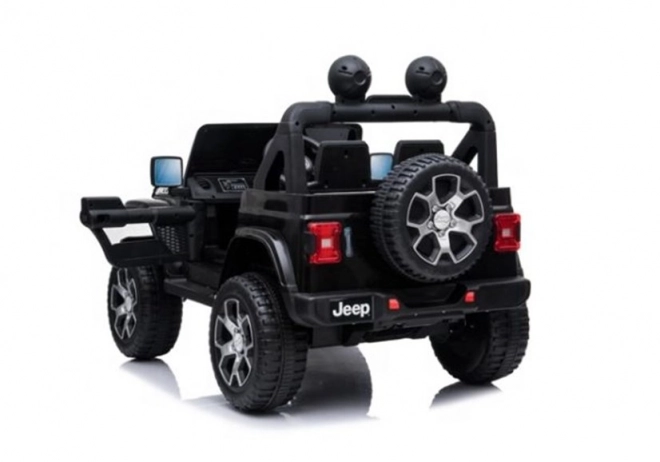 Detský elektrický voz Jeep Wrangler Rubicon 4x4 čierny