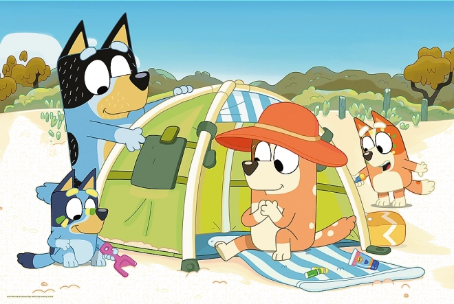 Puzzle Bluey A Jej Skvelý Deň Maxi 24 Dielikov