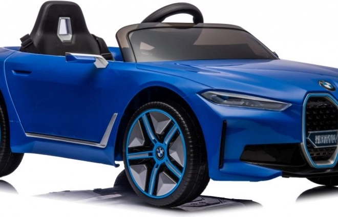 Detské elektrické auto BMW i4 modré 4x4