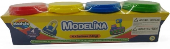 Modelína MODELO 4×140 g – rôzne farby