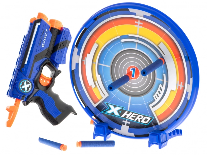 Penaová samopal NERF + terč + 8 šípok