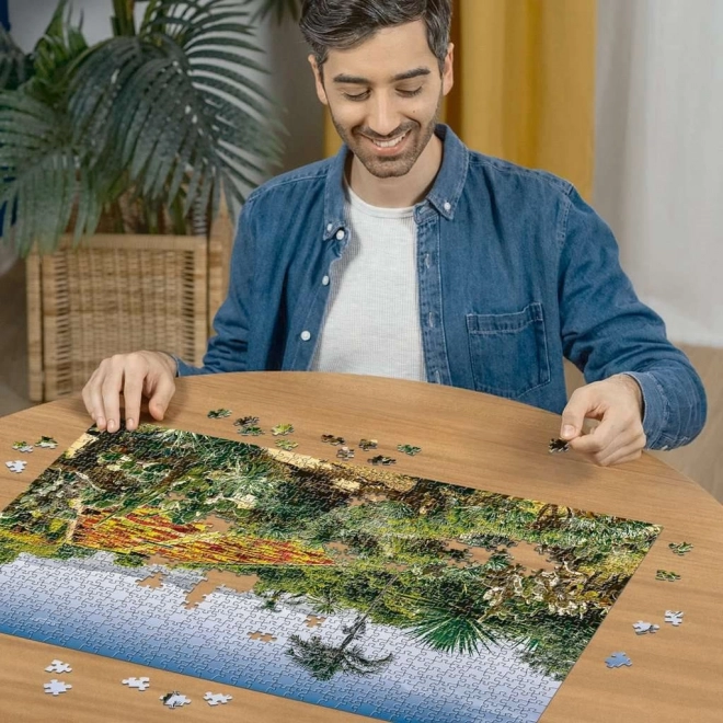 Puzzle čarovné záhrady: Botanická záhrada Madeira 1000 dielikov