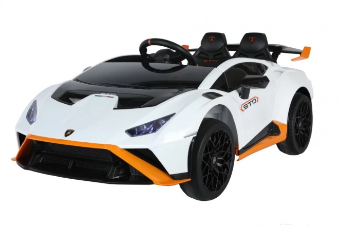 Auto na akumulátor Lamborghini STO Drift biele