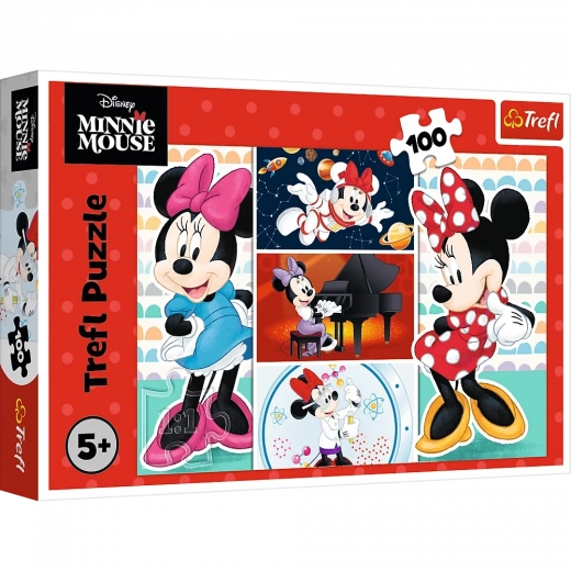 Puzzle 100 dielikov Zábavná MINNIE DISNEY od Trefl