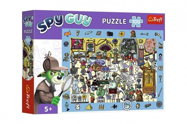 Puzzle s hľadaním obrázkov Spy Guy: Múzeum 100 dielikov