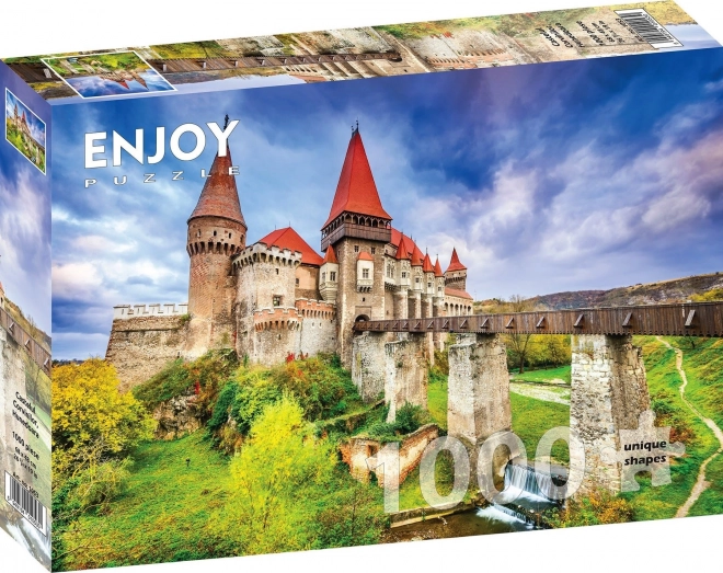 Enjoy Puzzle Korvínov Hrad Hunedoara Rumunsko 1000 Dielikov