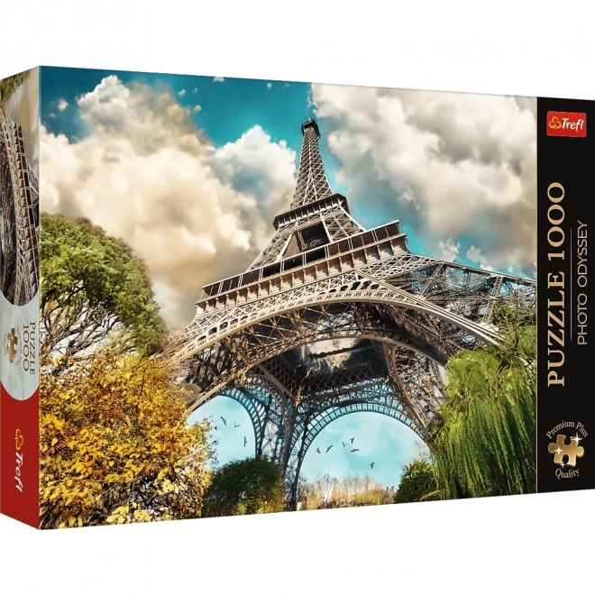 Puzzle 1000 dielikov Premium Plus Eiffelova veža Paríž Francúzsko