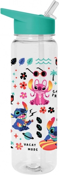 Lilo a Stitch plastová fľaša so slamkou