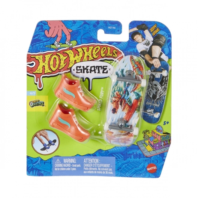 Skateboard Hot Wheels Skate od Tonyho Hawka s topánkami na prsty