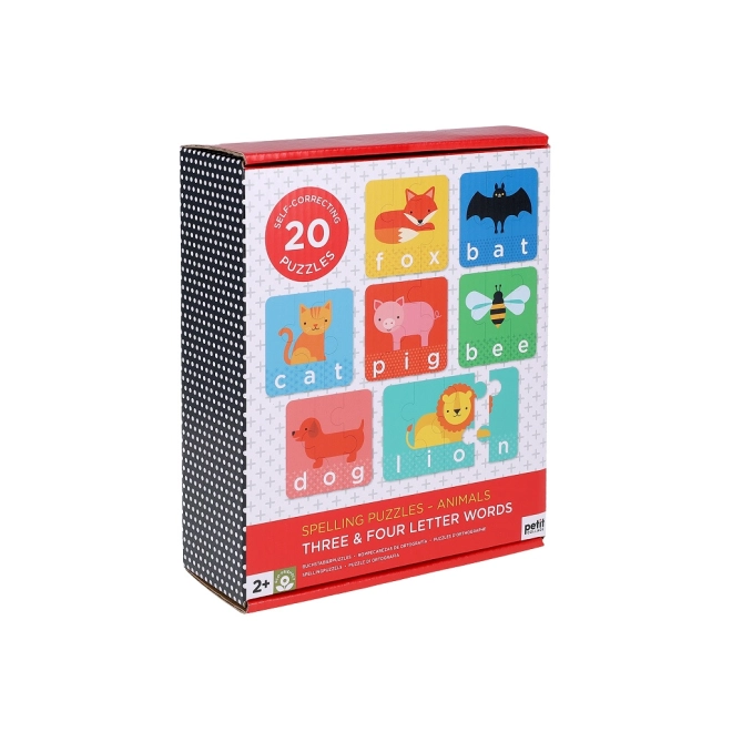 20 samokontrolných zvieracích puzzle
