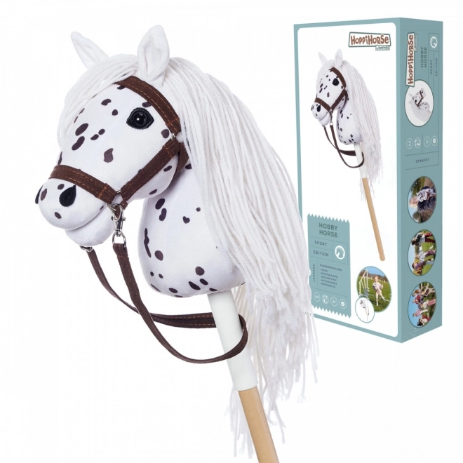 Hobby Horse HOPPIHORSE A4 Leopard - biely