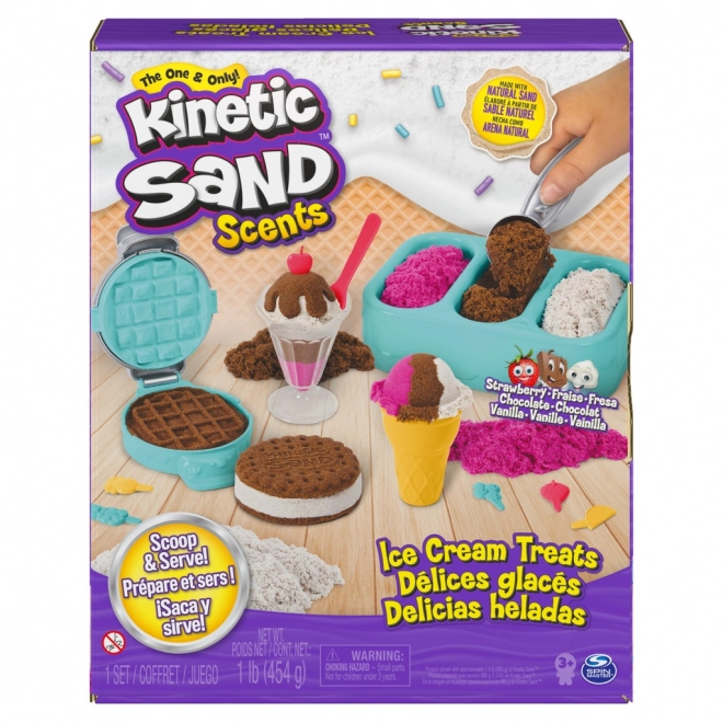 Voňavé kopčekové zmrzliny Kinetic Sand