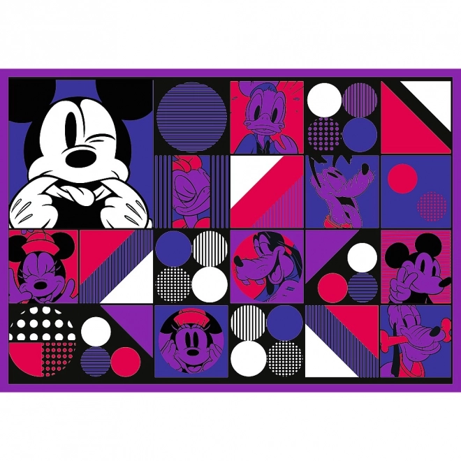 Puzzle 4x250 s motívom Micky Mouse