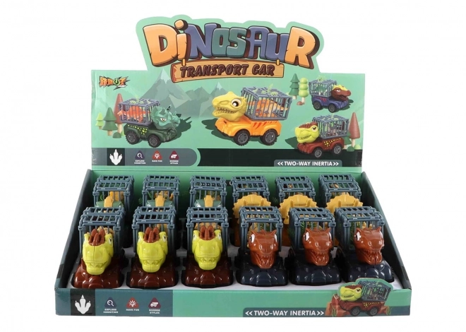 Auto na setrvačník Dinosaurus s Figúrkou