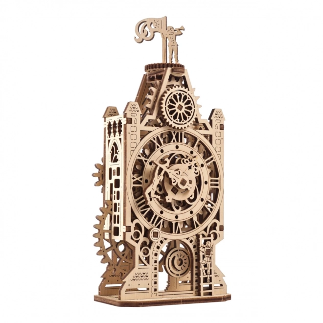 Ugears 3D drevené mechanické puzzle Hodinová veža