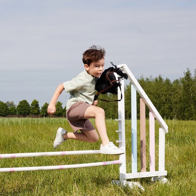 Koník na tyči Hobby Horse HOPPIHORSE čierny