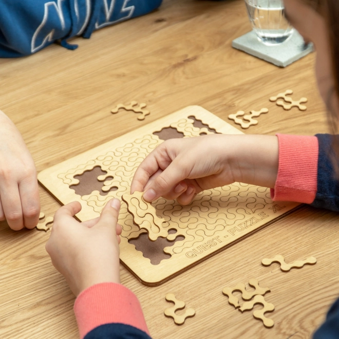 Drevené puzzle Výzva