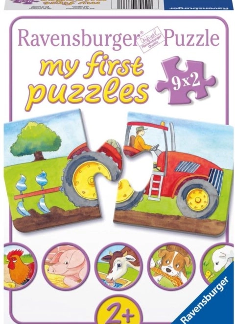 Prvé puzzle pre deti od 2 rokov