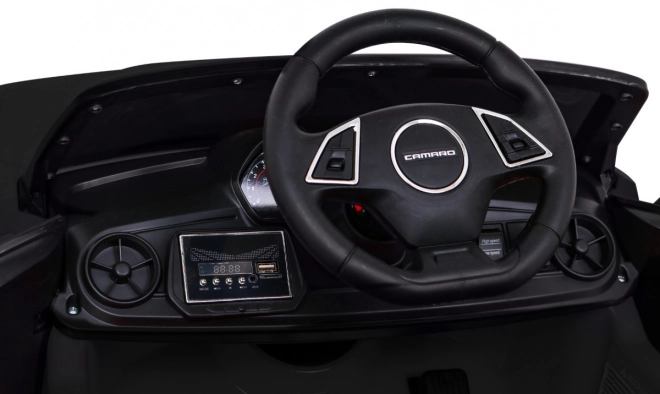 Chevrolet Camaro 2SS s batériou + diaľkové ovládanie + EVA kolesá + ľahké štartovanie + zvuky a osvetlenie – Čierna