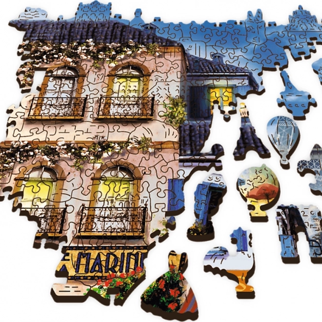 Drevené puzzle TREFL Francúzska ulička 1000 dielikov