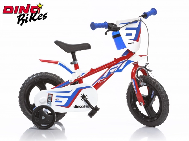 Dino Bikes Detský bicykel červený 12" 2021