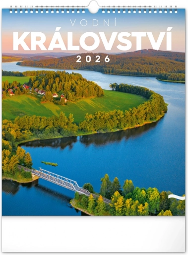 Nástenný kalendár Vodné kráľovstvo 2026