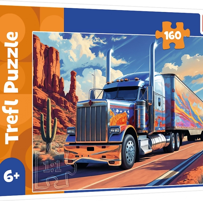 Puzzle Kamión na ceste 160 dielikov