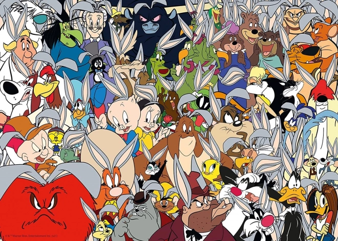 Ravensburger - Puzzle 2D 1000 dielikov: Looney Tunes výzva