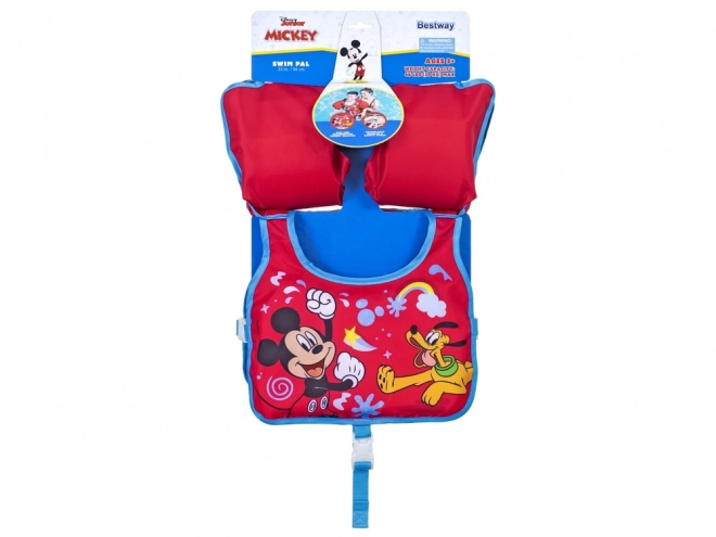 Plávacia vesta s rukávmi Mickey Mouse pre deti