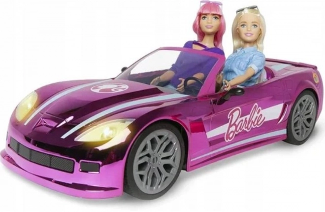 Vysnené auto na diaľkové ovládanie Barbie