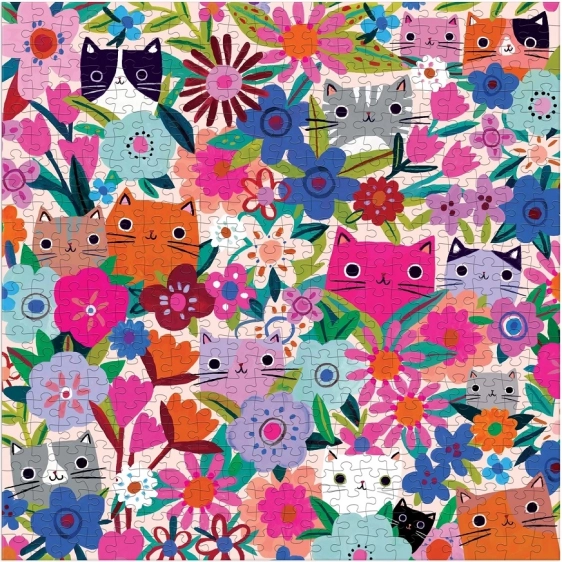 Puzzle Mačky v kvetináčoch 500 dielikov