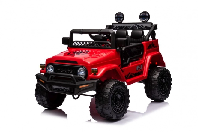 Auto na akumulátor Toyota FJ červené 4x4