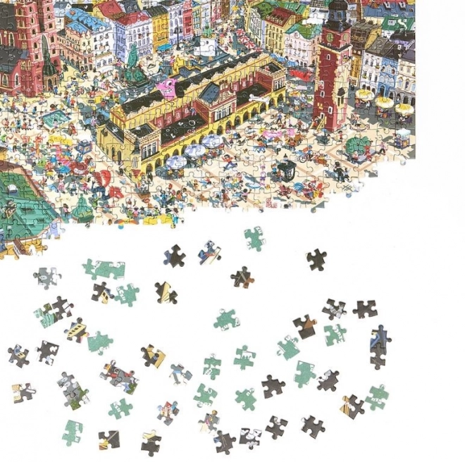 Puzzle Puzzlove Mesto Krakov 1000 dielikov
