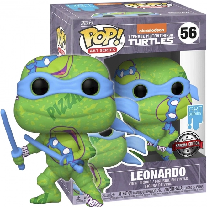 Funko POP! Art Ninja korytnačky Leonardo Špeciálna edícia