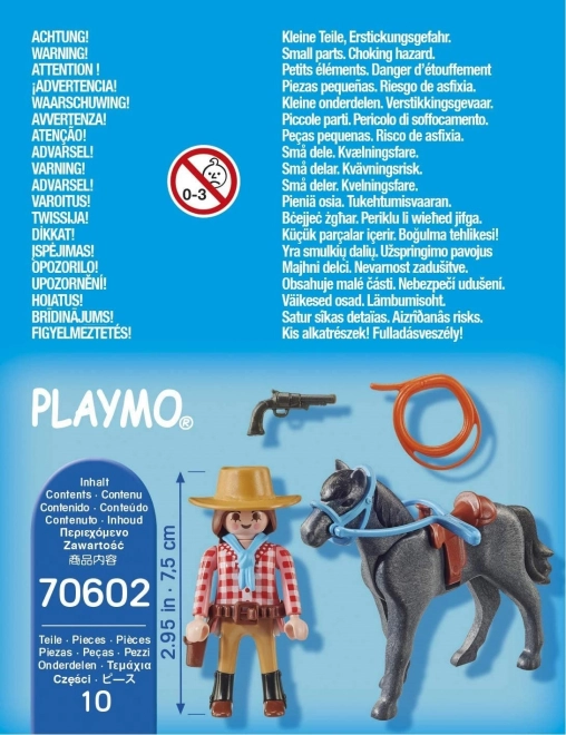 Playmobil westernová jazdkyňa